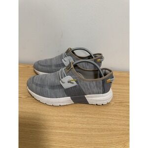 hey dude sirocco mens size 8 shoes gray slip on comfort sneakers